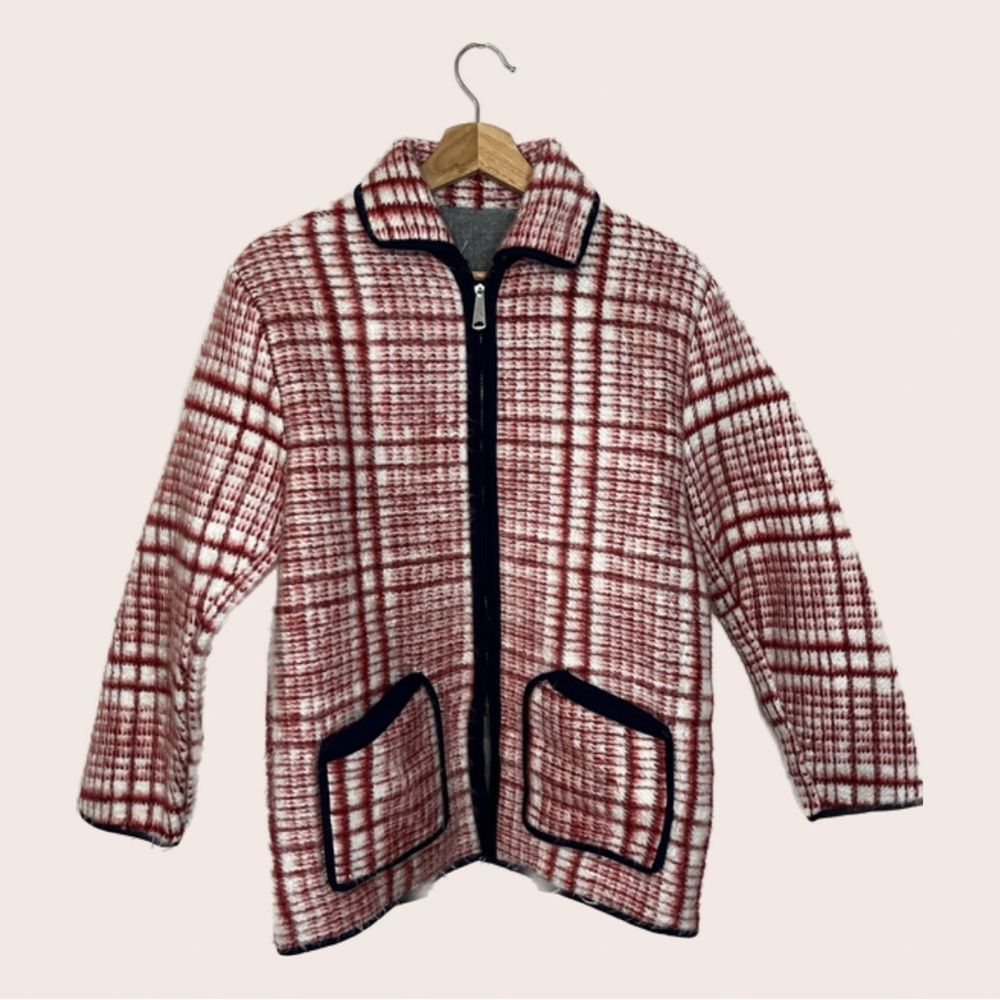 RARE vintage 1960’s all wool plaid jacket